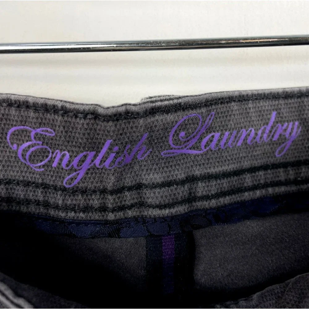 English Laundry Mens Jeans Size 32x30 Gray Walker‎ Pants Micro Dot Chino